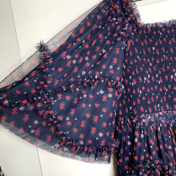 Jessakae Everafter Ever After Dress Navy Floral Womens XXL 2XL Blue - Picture 10 of 16